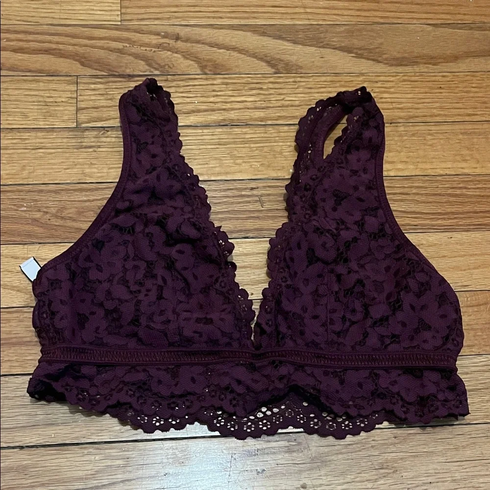 Victoria's Secret Deep Purple Lace Bralette